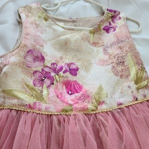 Laura Ashley Girls Pink Party Dress